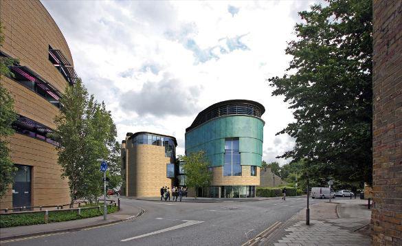 Anglia Ruskin University, Young Street, Cambridge, Campus Entrance Perspective